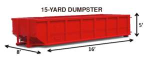 15 yard Dumpster Rental in Washington DC
